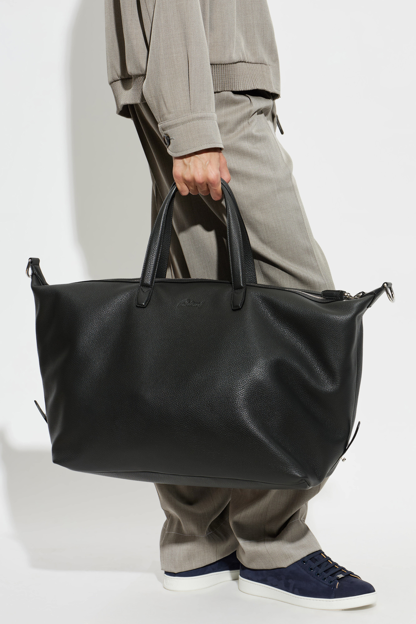 Brioni、ブリオーニ、レザー、ボストンバッグ、高級 Brioni Leather travel bag | Men's | Vitkac